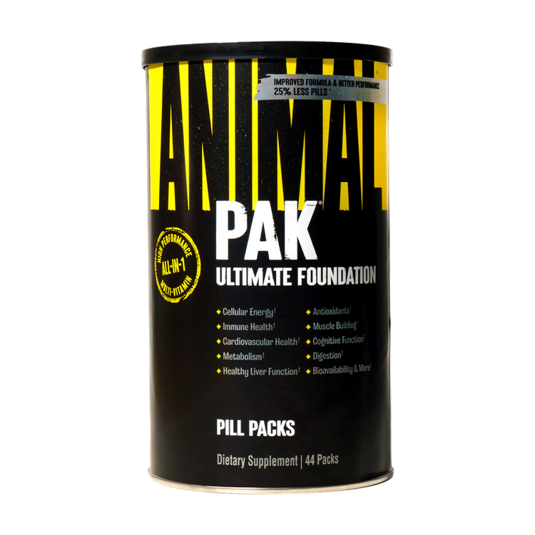 UNIVERSAL ANIMAL PAK 44 PACKS ALL-IN-ONE MULTIVITAMIN