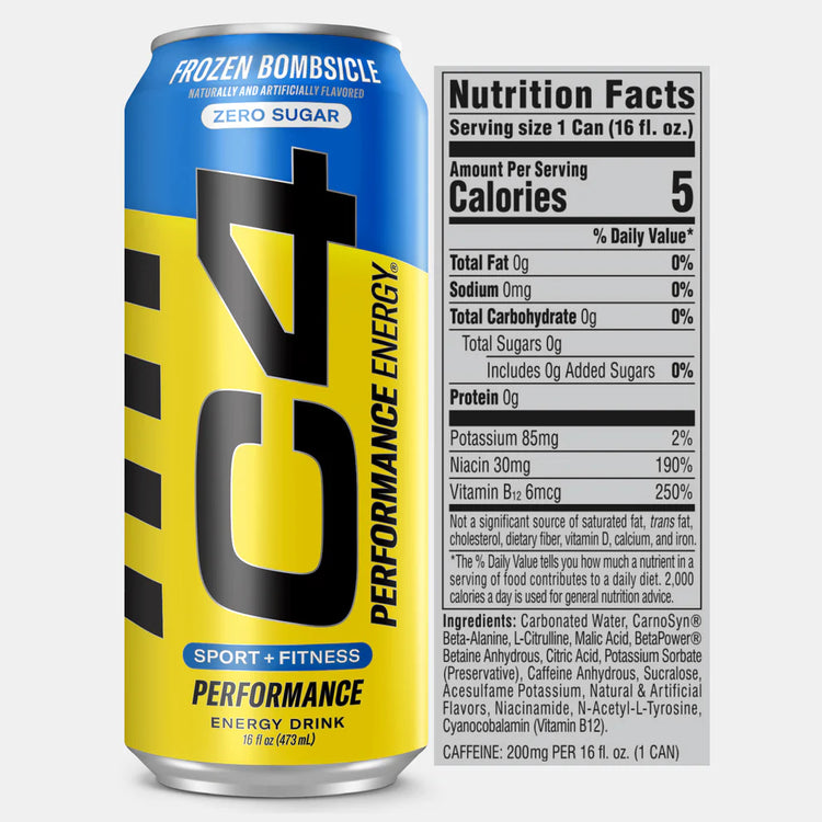 CELLUCOR C4 ORIGINAL RTD DRINK 16OZ 12/PACK