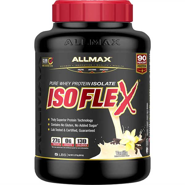ALLMAX ISO FLEX 5LBS WHEY PROTEIN ISOLATE