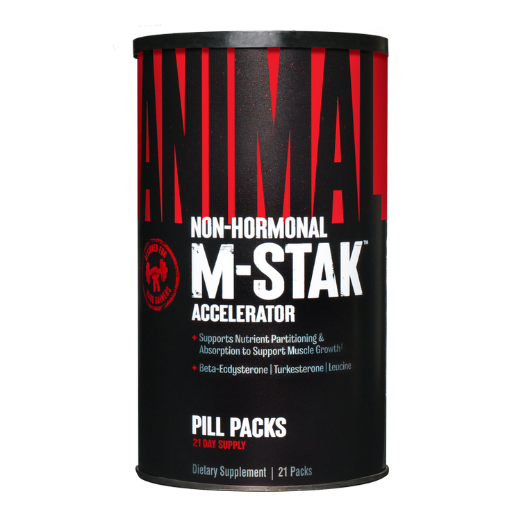 UNIVERSAL ANIMAL M-STAK 21 PACK NON-HORMONAL MUSCLE BOOSTER