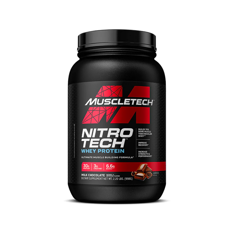 MUSCLETECH NITRO TECH WHEY PROTEIN 2.2LBS
