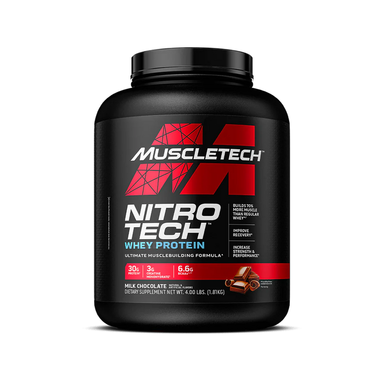 MUSCLETECH NITRO-TECH WHEY PROTEIN 4LBS