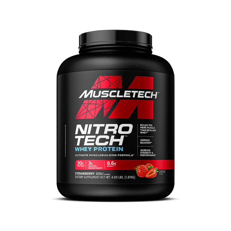 MUSCLETECH NITRO-TECH WHEY PROTEIN 4LBS