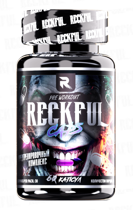 RECKFUL PREWORKOUT CAPS 60 CAPS